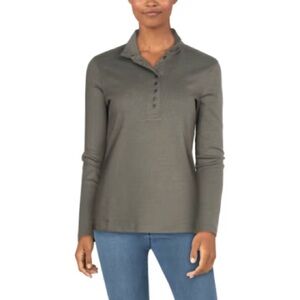 Natural Reflections Women's Button Down Shirt - Olive